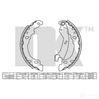 Тормозные колодки NK 5703858736316 2723727 1239980 OK CKY1L - Изображение 2