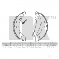 Тормозные колодки NK 5703858164294 2748516 1240405 NRUR OW - Изображение 2
