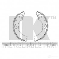 Тормозные колодки NK 2722396 5703858159559 1239915 36F PM7 - Изображение 2