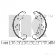 Тормозные колодки NK WSBH V7 1240054 2725728 5703858736453 - Изображение 2