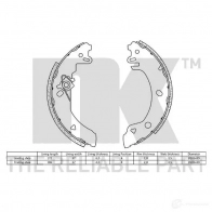 Тормозные колодки NK 2725518 AJ 2O414 5703858164416 1240029 - Изображение 2