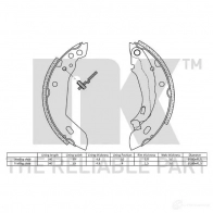 Тормозные колодки NK 5703858159269 89 58C 1240506 2799389 - Изображение 2
