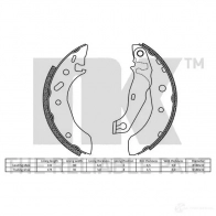 Тормозные колодки NK 2725586 Q OWLM 1240041 5703858179298 - Изображение 2