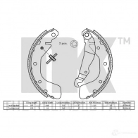 Тормозные колодки NK 1240220 JVR QP 5703858165352 2736540 - Изображение 2