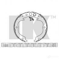 Барабанные колодки NK H L1TOM 5703858747947 2719757 1239898 - Изображение 2