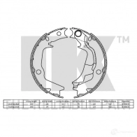 Барабанные колодки NK 2734788 1240175 5703858747909 AXPL8I X - Изображение 2