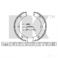 Барабанные колодки NK 5703858747060 1240153 RFXXT IJ 2733782 - Изображение 2