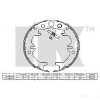 Барабанные колодки NK SUZC7 W 2745729 5703858736323 1240353 - Изображение 2