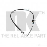 Трос ручника NK 5703858907884 9045214 Toyota Yaris (XP130) 3 2010 – 2014 6S NH9FK