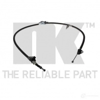 Трос ручника NK 9 F2WCIY 9045156 Toyota Yaris (XP90) 2 Хэтчбек 1.4 D 4D (NLP90) 90 л.с. 2005 – 2025 5703858853181