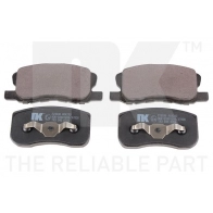 Тормозные колодки дисковые, комплект NK WW DVFB 223036 Mitsubishi Colt 6 (Z3, Z2) 2002 – 2013