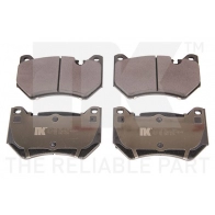 Тормозные колодки дисковые, комплект NK K 6ZETBU 1439898112 2247166