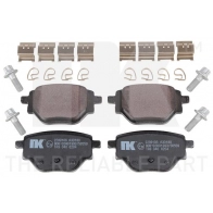Тормозные колодки дисковые, комплект NK D V2SF1 2299106 Peugeot 2008 2 (U) Кроссовер 1.2 PureTech 100 101 л.с. 2019 – 2025