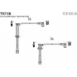Высоковольтные провода зажигания TESLA T871B 5Y2LLK ELQ7 MW 2695947