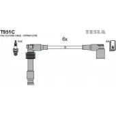 Высоковольтные провода зажигания TESLA 3Q9K KOE T951C 3F1WI5 Opel Vectra (B) 2 Универсал 2.5 i V6 (F35) 170 л.с. 1996 – 2000