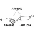 Задний глушитель VENEPORTE 1 011G 2703578 2OPZF AR01060