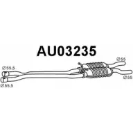 Передний глушитель VENEPORTE Audi A4 (B7) 3 Универсал 3.2 Fsi Quattro 255 л.с. 2005 – 2008 PLR5UG AU03235 JGI2Y J