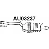 Задний глушитель VENEPORTE AU03237 1FCR6 8 TZVSG Audi A4 (B7) 3 Кабриолет 3.0 Quattro 220 л.с. 2003 – 2005