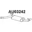 Передний глушитель VENEPORTE 402D3 AU03242 QV KIGXP Audi A4 (B6) 2 2000 – 2004