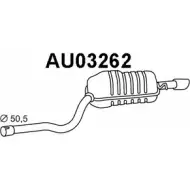 Задний глушитель VENEPORTE SZK5O C 3X0TP Audi A4 (B7) 3 Седан 3.0 Tdi Quattro 204 л.с. 2004 – 2008 AU03262