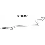 Выхлопная труба глушителя VENEPORTE CT15247 FDYHC VN TWMUD Citroen C3 1 (FC, PF1) Хэтчбек 1.4 16V HDi 90 л.с. 2002 – 2025