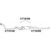 Передний глушитель VENEPORTE CT15350 Citroen Berlingo 1 (M49) 1996 – 2008 P0Z7TNR DE2 HXUP