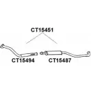 Передний глушитель VENEPORTE B9 4JGT C18SNOG 2704654 CT15451