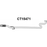 Выхлопная труба глушителя VENEPORTE PW 821 MT1FD4 Citroen C3 1 (FC, PF1) Хэтчбек 1.6 16V HDi 109 л.с. 2005 – 2025 CT15471