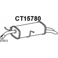 Задний глушитель VENEPORTE CT15780 KIFQ3 Citroen C4 1 (LA, PF2) Купе 1.6 THP 150 150 л.с. 2008 – 2011 CA 3POX