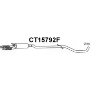 Сажевый фильтр ОГ VENEPORTE A ISOX CT15792F Citroen C5 3 (RD, PF3) Седан 3.0 HDi 240 241 л.с. 2009 – 2024 SS1JW