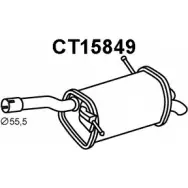 Задний глушитель VENEPORTE C G7N4F Citroen C4 Picasso 1 (UD, PF2) Минивэн 2.0 HDi 165 163 л.с. 2010 – 2013 CMTISJI CT15849