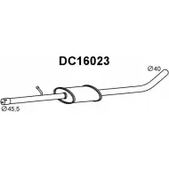 Передний глушитель VENEPORTE DC16023 2705088 J6GS0C DI6NO 6