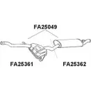Задний глушитель VENEPORTE TBXBCTJ FA25049 2705264 IX ZI68