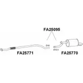 Задний глушитель VENEPORTE FA25095 DZCUDL 2705307 0 H3NNP