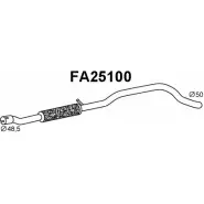 Выхлопная труба глушителя VENEPORTE FA25100 379I94T A3T4C Y Fiat Idea (350) 1 Минивэн 1.3 D Multijet 95 л.с. 2008 – 2012