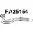 Выхлопная труба глушителя VENEPORTE Fiat Tempra 0SLAFE UV05 F FA25154