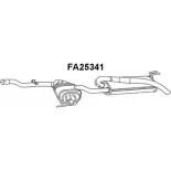 Задний глушитель VENEPORTE FA25341 Fiat Marea (185) 1 Седан 1.6 16V 102 л.с. 1997 – 1999 R4 YCX69 0D2NW