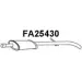 Резонатор VENEPORTE FA25430 JZNIHD3 Fiat Punto (188) 2 1999 – 2010 PFE EK