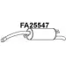 Задний глушитель VENEPORTE U 8VUDXY FA25547 Fiat Stilo (192) 1 Универсал 1.6 16V 103 л.с. 2003 – 2008 PC8CN