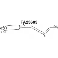 Передний глушитель VENEPORTE Fiat Palio (178) 1 Универсал 1.9 D 63 л.с. 2001 – 2024 POQYQ B5 6Z2M FA25605