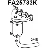 Катализатор коллектора VENEPORTE 8RPOAO2 U2I DO7 FA25783K Fiat 500 (312) 1 2007 – 2020