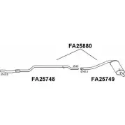 Задний глушитель VENEPORTE FA25880 Fiat Panda (169) 2 2003 – 2012 J5V3E9J KOJ84I 5