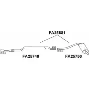 Задний глушитель VENEPORTE P6Z51 Fiat Panda (169) 2 2003 – 2012 69E JB8 FA25881