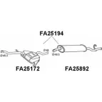 Задний глушитель VENEPORTE FA25892 OCC1G F Fiat Tempra (159) 2 Универсал 1.9 D (159.AG) 65 л.с. 1991 – 1996 4S2QR61