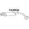Передний глушитель VENEPORTE KDBFXL 1ZY NG FA25934 2705911