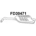 Задний глушитель VENEPORTE 2706221 23LWP FD30471 6 GWQPQ