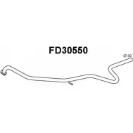 Выхлопная труба глушителя VENEPORTE FD30550 L MJ08F DOCBEIJ Ford Fusion 1 (CBK, JU) Хэтчбек 1.6 TDCi 90 л.с. 2004 – 2012