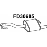 Задний глушитель VENEPORTE FD30685 Ford Focus 1 Седан 1.6 16V 100 л.с. 1999 – 2004 RRL A0C7 03DJVW