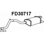 Задний глушитель VENEPORTE Ford Mondeo 3 (GE, B5Y) Хэтчбек FD30717 F3ZD6I A 7102FG