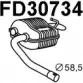 Задний глушитель VENEPORTE DZ ICTS FD30734 0T143 Ford Mondeo 1 (FD, BNP) Универсал 2.5 i 24V 170 л.с. 1994 – 1996